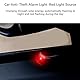 Alarmanlage Auto Anti Diebstahl Blinklampe Solar Power Dummy Alarm Blinklampe für Auto Sicherheitssystem (Rot)