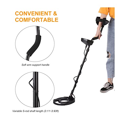 Metaaldetector Professionele Metaaldetector instelbare gevoeligheid Metal Detector Liquid Crystal Display met achtergrondverlichting Gold Detector Gold Finder Tri-tone Audio Gold Voor volwassen kind - Image 6