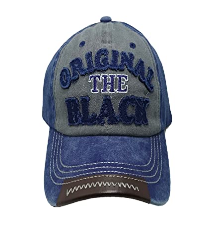 Image of Adjustable Soft Cotton Denim Cap for Men Women Baseball Vintage Washed Distressed Hats Adjustable Stylish Cap Regular Fitted