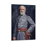 REDCHAMBER Poster mit amerikanischem Militärpersonal aus dem 19. Jahrhundert, Robert E. Lee, Wandkunst, Poster, Heimdekor, Bild, Leinwand, Malerei, Poster, 50 x 75 cm