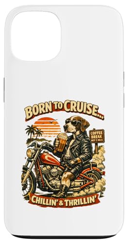 �A�C�X�R�[�q�[�����ރ|�C���^�[ �� & �o�C�N�ɏ�� DIGOR ���g�� �X�}�z�P�[�X iPhone 13 �p