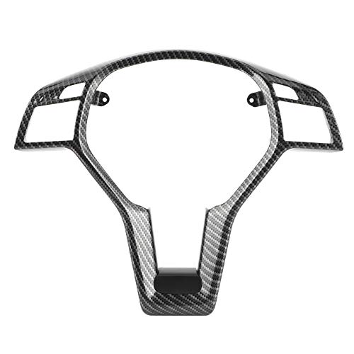 Steering Wheel Trim,Carbon Fiber Steering Wheel Trim Car Interior Decoration for AMG Type 0994640013 Fit for C E CLA Class carbon fiber interior steering wheel cover