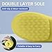 RINJOY Waterproof Shoe Covers Non-Slip Rain Shoe Covers Reusable Silicone Shoes Covers For Rain Resistant Rain Boots For Men Women Outdoor Overshoes Protection