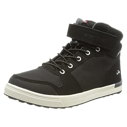 viking Unisex barn Jakob Mid Gore-tex ankelstövlar, Svart kol - 29 EU