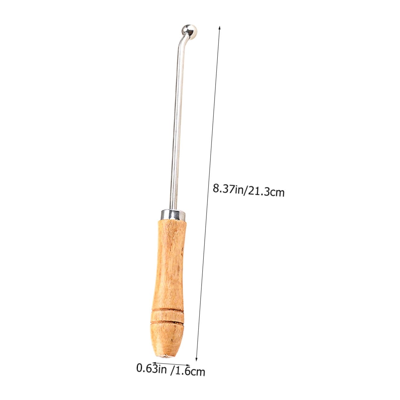 Trompetenreparaturwerkzeug Satz 1 Satz mit Holzgriff für Reparaturarbeiten | Trompete und Horn, Metallausführung, zum Anpassen und Formen, für Instrumentenreparierer und Musikstudenten