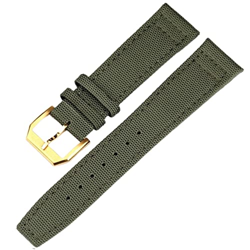 Bracelet de montre pilote portugais hommes résistant à l'usure avec fermoir de sécurité