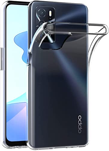 Funda MaiJin para OPPO A16 / A16s / A53s 5G / A54 4G / A55 4G / A55 5G (6.52 Pulgadas) Resistente a arañazos TPU Cubierta de Delgada Capa de Silicona en la Parte Posterior