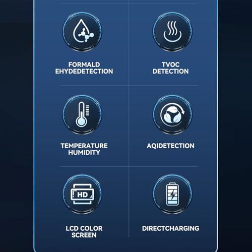 Moniteur de qualité de l'air portable pour intérieur et extérieur - 6