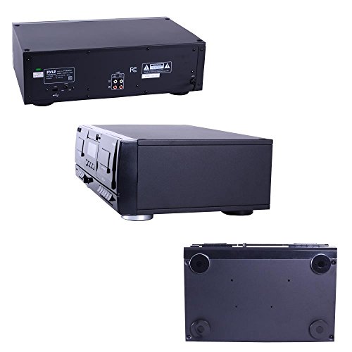 Pyle Dual Stereo Cassette Tape Deck - Clear Audio Double Player Recorder System W/ Mp3 Music Converter, Rca For Recording, Dubbing, Usb, Retro Design - For Standard / Cro2 Tapes, Home Use - Pt659Du #TOP1