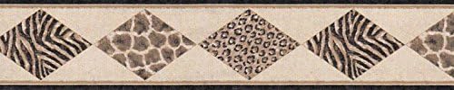 Animal Print Wallpaper Border B21516