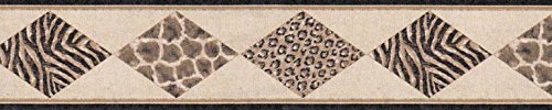 Animal Print Wallpaper Border B21516
