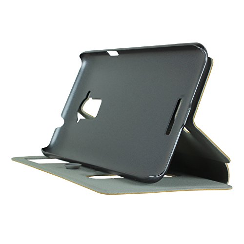 Image of Heartly Gold Sand Sparkle Luxury PU Leather Window Flip Stand Back Case Cover for Coolpad Note 3 /Coolpad Note 3 Plus - Hot Gold