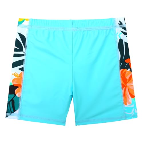 Image of TFJH E Girls Short Sleeve Swimwear Two Piece Swimsuit UPF 50+ Rash Guard Sets UV 3-12Y