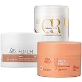 Kit Cronograma Capilar Máscara Fusion + Oil Reflections + Invigo Nutri-Enrich 3x150ml Wella