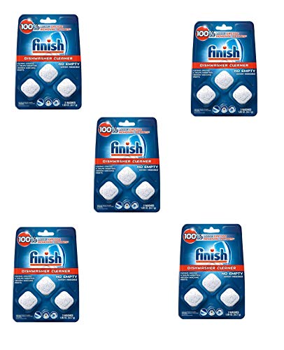 Finish in-Wash Dishwasher Cleaner: Clean Hidden Grease & Grime, 3ct - 5 Pack