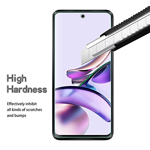 AOKUMA Tempered Glass for Nothing Phone (3) / Motorola Moto G13, Screen Protector, [2 Pack] Premium Quality Guard Film, Case Friendly, Shatterproof, Shockproof, Scratchproof