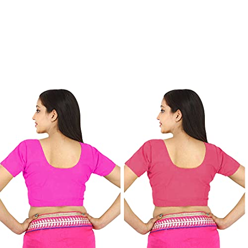 Image of Namita Women's Rubia Cotton Solid Half Sleeve Blouse