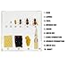 Life Cycle of Common Insect Specimen, Resin Collection Science Toys for Kids Aged 3-12 (Honeybee)