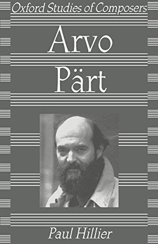 Photo de Arvo Prt (Oxford Studies of Composers) by Paul Hillier(1997-06-19)