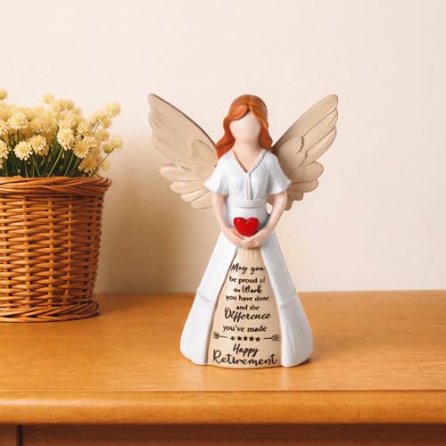 hooppoo 2026 Happy Retirement Gift Angel Figurine for Woman - image 8
