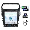 Car Radio for Ford Explorer 2011-2019 Stereo Upgrade 12.1 inch Touch Screen Tesla Style Head Unit Replacement with Wireless Carplay & Android Auto GPS Navigation DSP Bluetooth 4G WiFi FM/AM SWC