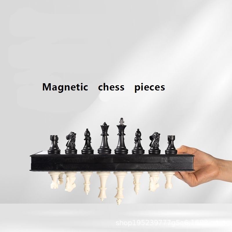 Set di scacchi, gioco da tavolo da viaggio, scacchiera magnetica pieghevole, regali for adolescenti, giochi for famiglie, giocattoli educativi for bambini e adulti scacchiera portatile(29 * 29cm)