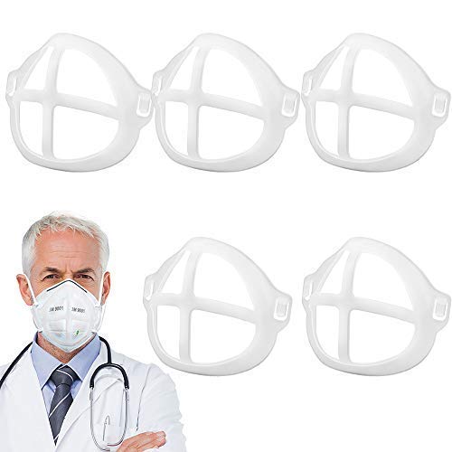 3D Mask Bracket - Internal Support Holder Frame Nose Breathing smoothly - DIY Face Mask Accessories - One Size Fits Most