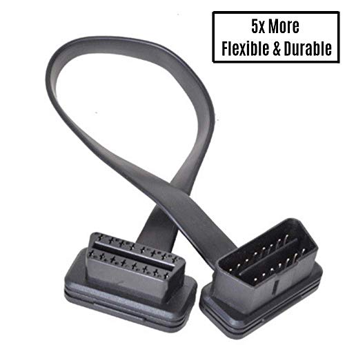 MasTrack - OBD 2 Flat Ribbon Extension Cable 16 Pin Male to Female