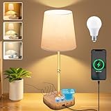 AOTEAM Bedside Table Lamp for...