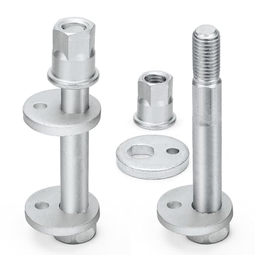6508486AA Rear Camber Bolts, Rear Toe Link Alignment Bolts Kit for JEEP 11-19 Grand Cherokee,07-18 Compass,07-18 Patriot/07-12 Chrysler 200 Sebring/Dodge 07-12 Avenger,11-18 Durango,07-11 Caliber 2PCS