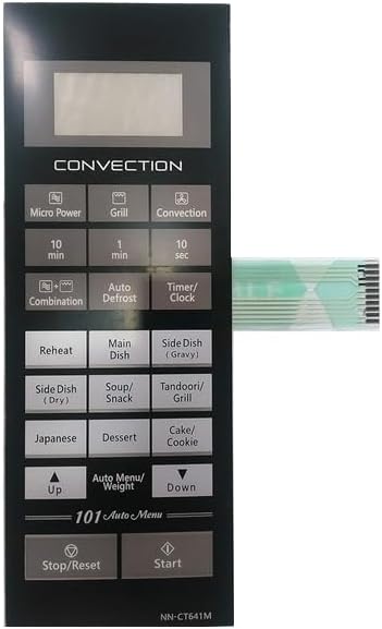 J K b K Microwave Oven Membrane Compatible with Panasonic NN-CT641M
