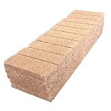 BAUSTER® 50 sztuk kostek do rozpalania grilla, podpałki do kominka, podpałki do pieca, kostki, podpałka do węgielków, podpałka do węgielków