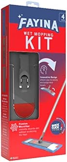 Floor Mop Microfiber Cleaning System - Washable Scrubbing and Reusable Microfiber for Hardwood, Laminate and Tile, Dust Mop, Soft Refills for Wood, Walls, Vinyl, Kitchen