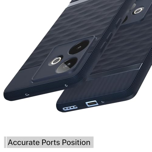 Image of Shockproof Case for Realme GT 7 5G / GT 7T 5G | Full Camera Protection | TPU Flexible Back Cover for Realme GT 7 5G / GT 7T 5G (Steel Blue)