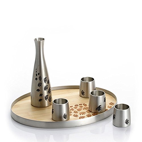 食器 SELANGOR Shuraku Sake Set Royal Selangor Hand Finished Shuraku Collection Pewter Sake