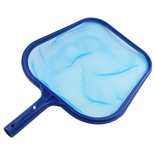 Sunnyglade Swimming Pool Cleaner Supplies/Professional Heavy Duty Pool Leaf Rake Fine Mesh Frame Net/Cleaning Leaf Skim Net (1, Blue)