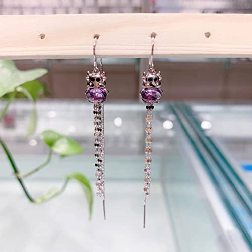 Boucles d'oreilles optimistes en flèche argentées pour femme rayonnante
