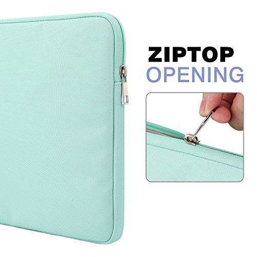 MoKo-11-Pulgadas-Tableta-Funda-Fibra-Poliester-Cierra-Camellera-Compatible-con-iPad-Pro-11-20220202018-iPad-8a-7a-102-iPad-Air-4a-1093-iPad-97-Surface-Go-2-Galaxy-Tab-105-Menta-Verde