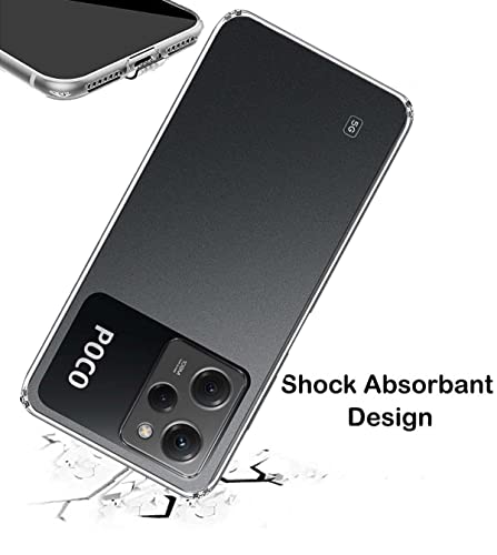 Image of Soft Silicone TPU Back Cover Compatible with Poco X5 Pro 5G / Redmi Note 12 Pro 5G