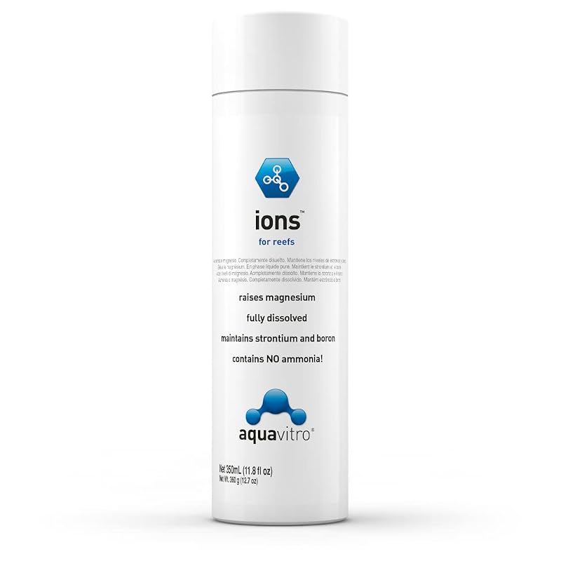 Tratamento líquido para água de aquário Seachem Aqua Vitro Reef Ions, 354 mL