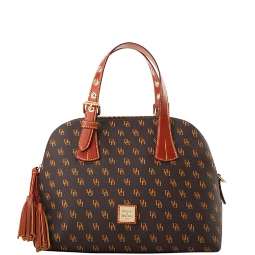 Dooney & Bourke Satchel Handbags for Women, Gretta Audrey Small Satchel Bag with Crossbody Strap