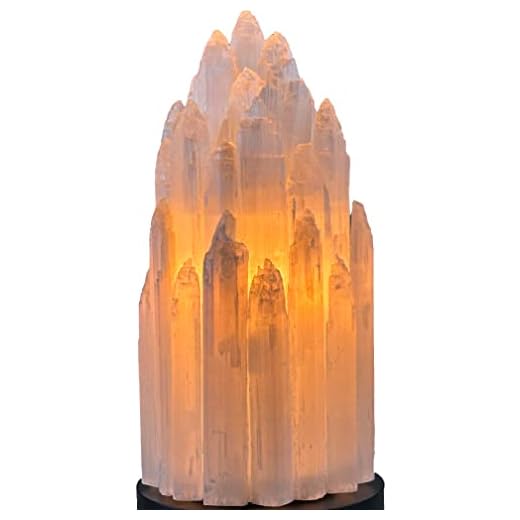 Selenite Mountain Peak Night Light