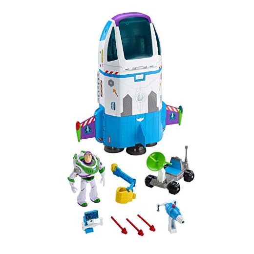 Disney Toy Story 4 Nave Espacial Buzz Lightyear, juguetes niños + 3 años (Mattel GJB37)