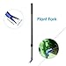 AquaticHI 5 in 1 Aquarium/Fish Tank Cleaning Kit/Tool, Algae Scraper, Fish Net, Sponge, Plant Fork, Gravel Rake, Length Adjustable from 21 inches to 31 inches (Extendable)