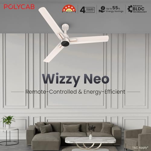 Polycab Silencio Mini advanced BLDC 5 Star Rated Ceiling Fan - Image 3