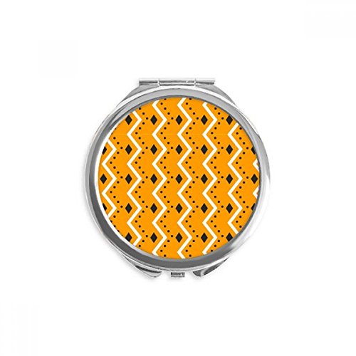 Miroir de maquillage de poche pour sac à main accessoire Halloween rond