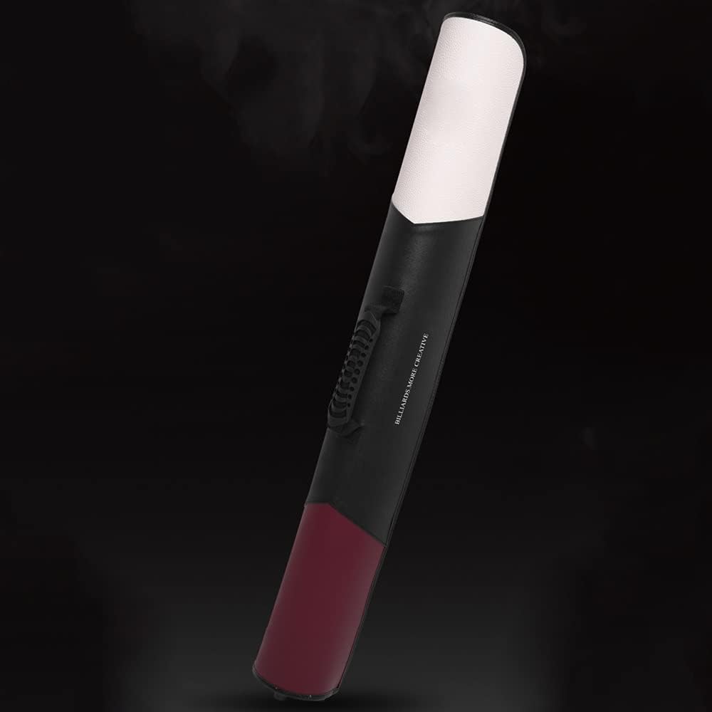 OJUN 2x2 Pool Cue Case Billiard Stick Carrying Case Leatherette Soft Cue Bag Snooker Cue Stick Storage Pouch Holds 2 Complete Billiard Stick