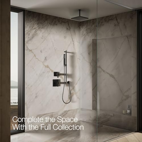 Kohler K-26149-BL Honesty pommeau de douche noir mat moderne
