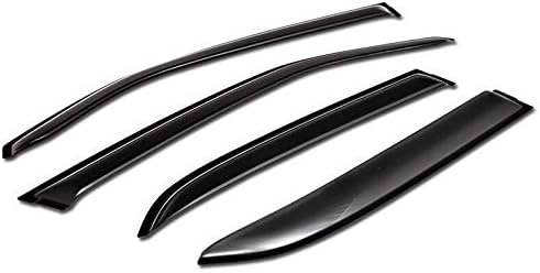 Smoke Vent Visors Window Deflector Sun/Rain Guards Window Compatible with 05-10 for Dodge Magnum/Chrysler 300 Models 4Pc Set