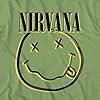Nirvana Inverse Grunge Face T Shirt S Green #1